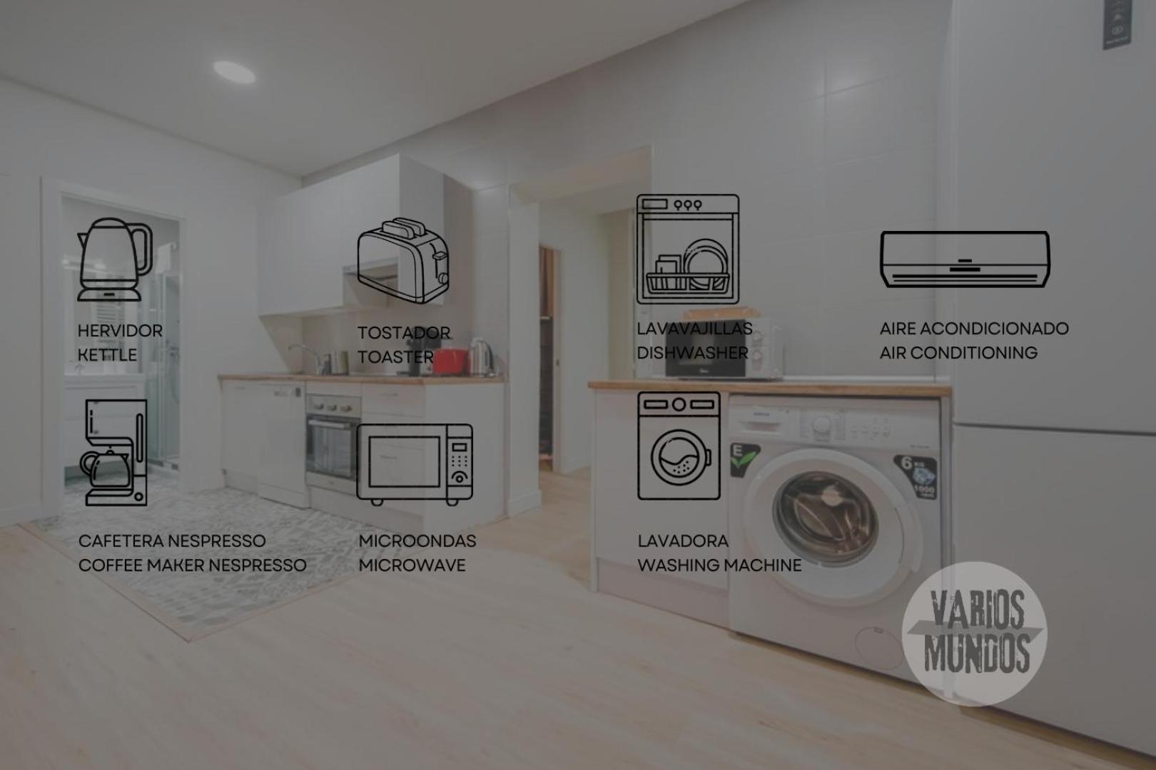 Cozy&New Apartment Para 6Pax En La Plaza De Tirso - Madrid E1 Exteriör bild